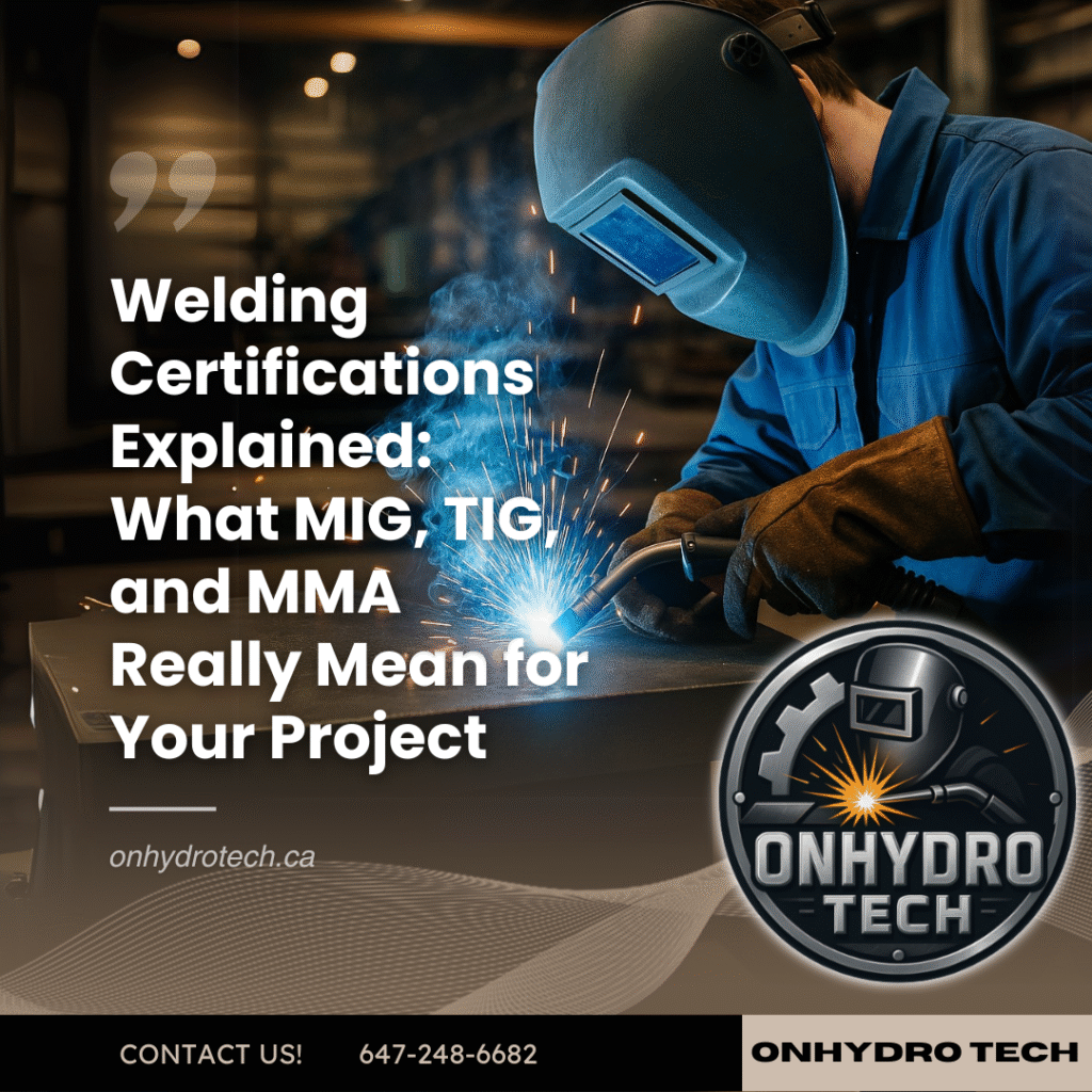 in-shop welding in Waterloo